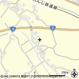 鹿児島県出水市野田町下名4256周辺の地図
