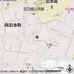 鹿児島県出水市西出水町1758周辺の地図