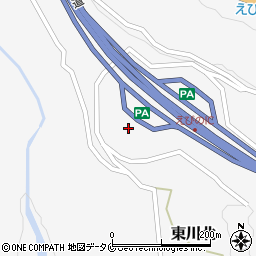 九州自動車道　えびのＰＡ上り周辺の地図