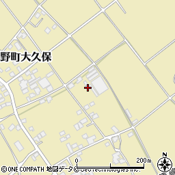 鹿児島県出水市高尾野町大久保1525周辺の地図