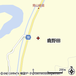 宮崎県西都市鹿野田7187周辺の地図