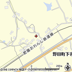 鹿児島県出水市野田町下名3572周辺の地図