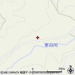 軍谷川周辺の地図