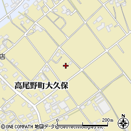 鹿児島県出水市高尾野町大久保1552周辺の地図