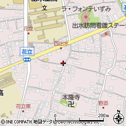 鹿児島県出水市五万石町409周辺の地図