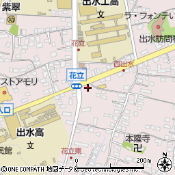 鹿児島県出水市五万石町393周辺の地図