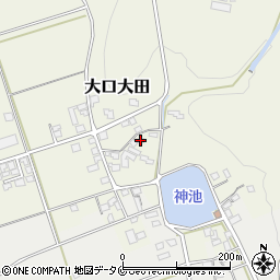 鹿児島県伊佐市大口大田2203周辺の地図