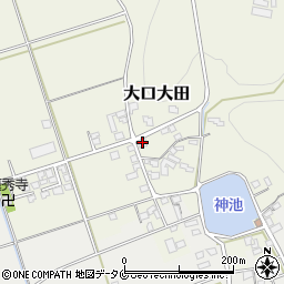 鹿児島県伊佐市大口大田2210周辺の地図