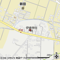 伊倉地区集会所周辺の地図