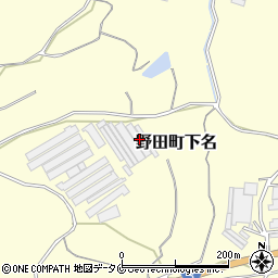 鹿児島県出水市野田町下名3288周辺の地図