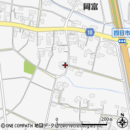 宮崎県西都市岡富529周辺の地図