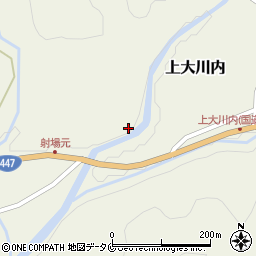 鹿児島県出水市上大川内1568周辺の地図