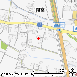 宮崎県西都市岡富612-1周辺の地図