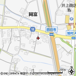 宮崎県西都市岡富633-1周辺の地図