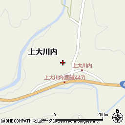 鹿児島県出水市上大川内3713周辺の地図