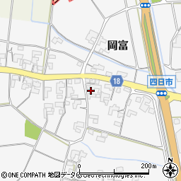 宮崎県西都市岡富591周辺の地図