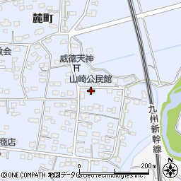 山崎公民館周辺の地図