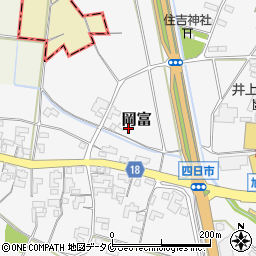 宮崎県西都市岡富581周辺の地図