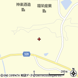 宮崎県西都市鹿野田11298周辺の地図