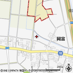宮崎県西都市岡富543周辺の地図