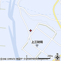 宮崎県西都市上三財周辺の地図
