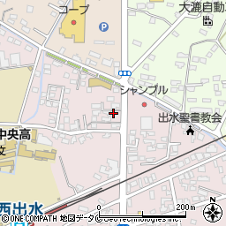 鹿児島県出水市西出水町382周辺の地図