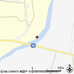 受関橋周辺の地図