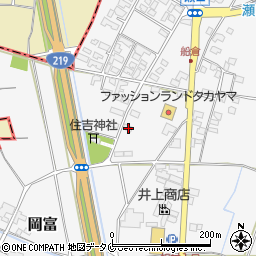 宮崎県西都市岡富986周辺の地図