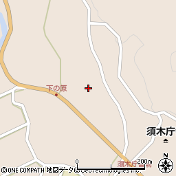 宮崎県小林市須木中原周辺の地図