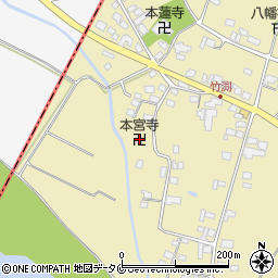 本宮寺周辺の地図