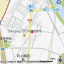 瀬口簡易郵便局周辺の地図
