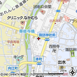 金子氷店周辺の地図