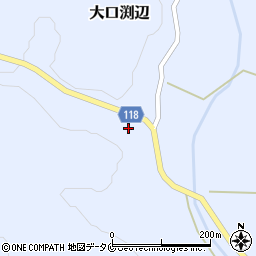 鹿児島県伊佐市大口渕辺175周辺の地図