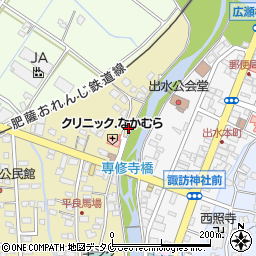 鹿児島県出水市向江町1-37周辺の地図