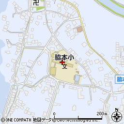 阿久根市立脇本小学校周辺の地図