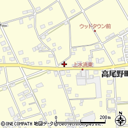 鹿児島県出水市高尾野町上水流964周辺の地図