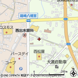 鹿児島県出水市中央町1566周辺の地図