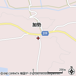 宮崎県西都市加勢2201周辺の地図