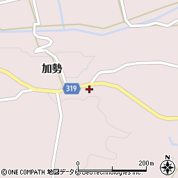宮崎県西都市加勢2174周辺の地図