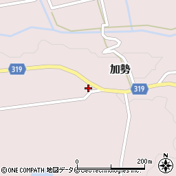 宮崎県西都市加勢1258周辺の地図
