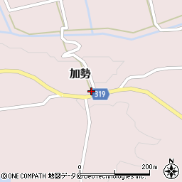 宮崎県西都市加勢2203周辺の地図
