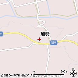 宮崎県西都市加勢2207周辺の地図