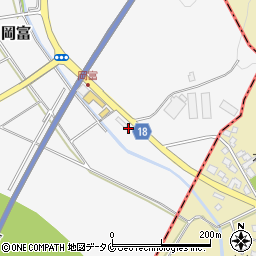 宮崎県西都市岡富1333-1周辺の地図