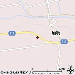 宮崎県西都市加勢1252周辺の地図