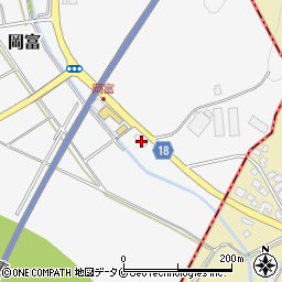 宮崎県西都市岡富1332-5周辺の地図