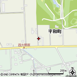 鹿児島県出水市平和町1431周辺の地図