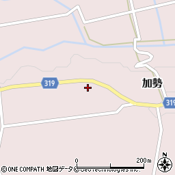 宮崎県西都市加勢1277周辺の地図