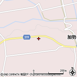 宮崎県西都市加勢1276周辺の地図