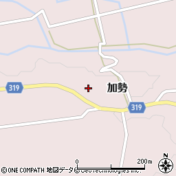 宮崎県西都市加勢1254周辺の地図