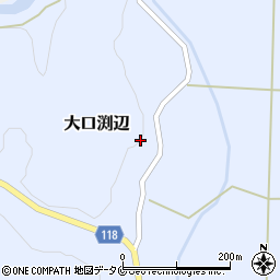 鹿児島県伊佐市大口渕辺335周辺の地図